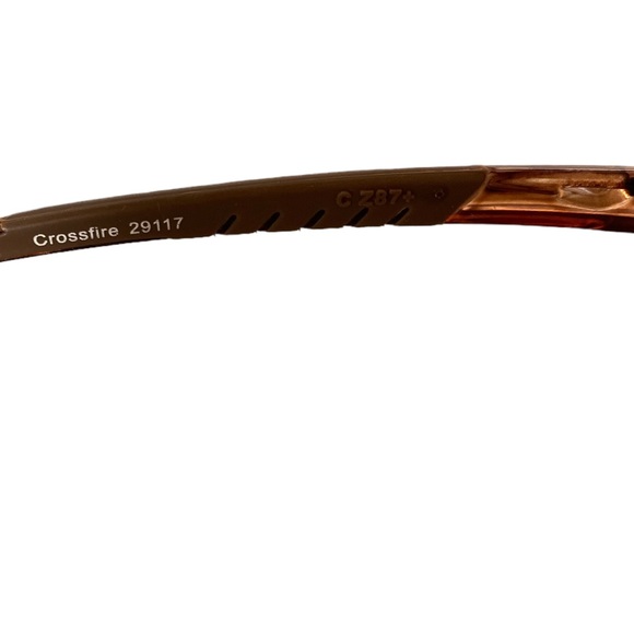 Very Nice Crossfire Mirror Sunglasses Brown Color Good Condition - Picture 4 of 5